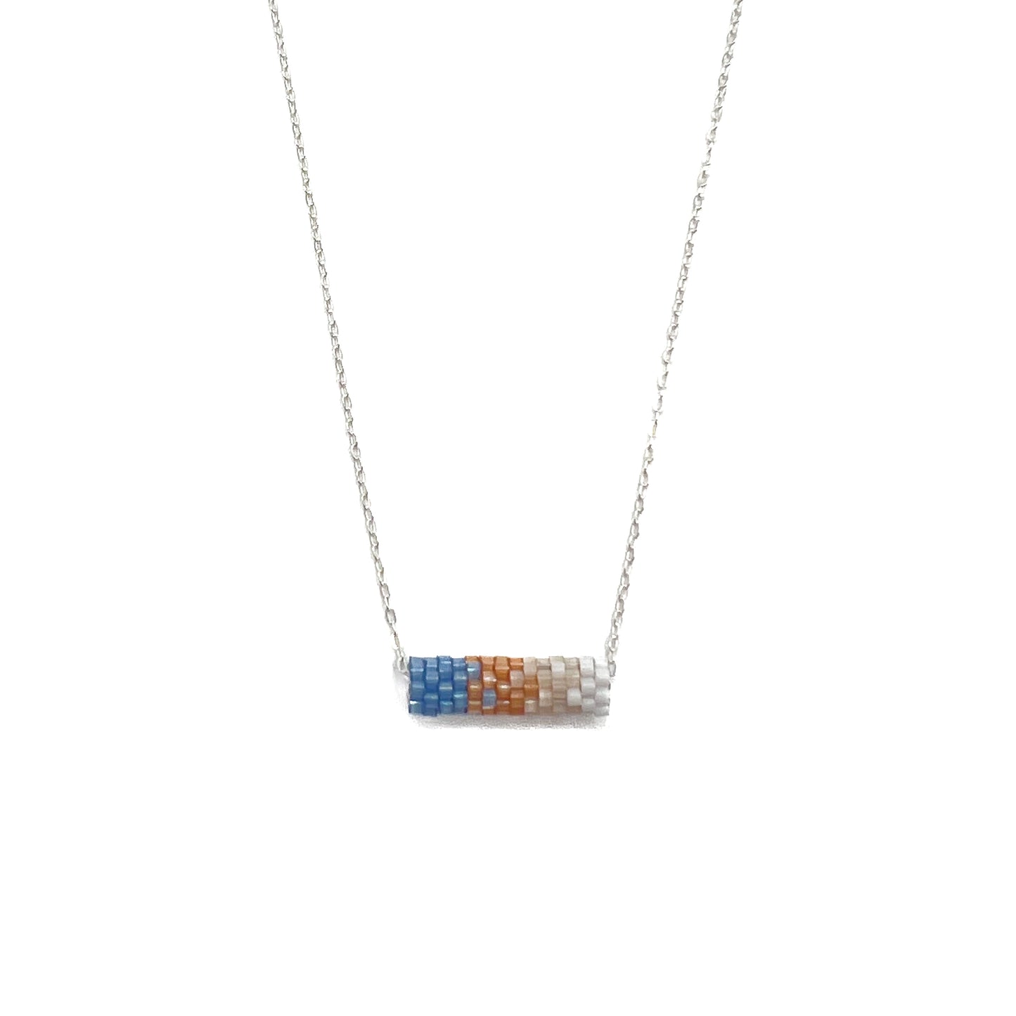 Eastern Bluebird Tube Necklace