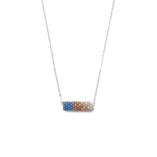 Eastern Bluebird Tube Necklace
