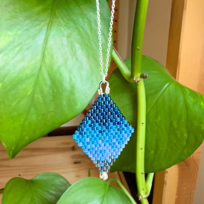 Indigo Bunting Necklace