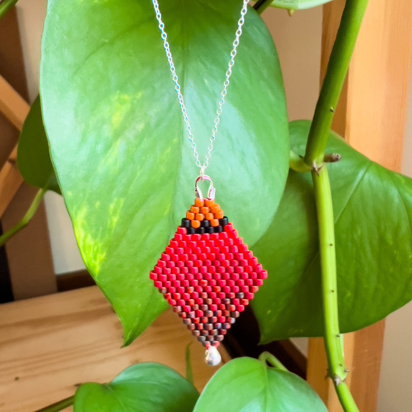 Northern Cardinal Necklace