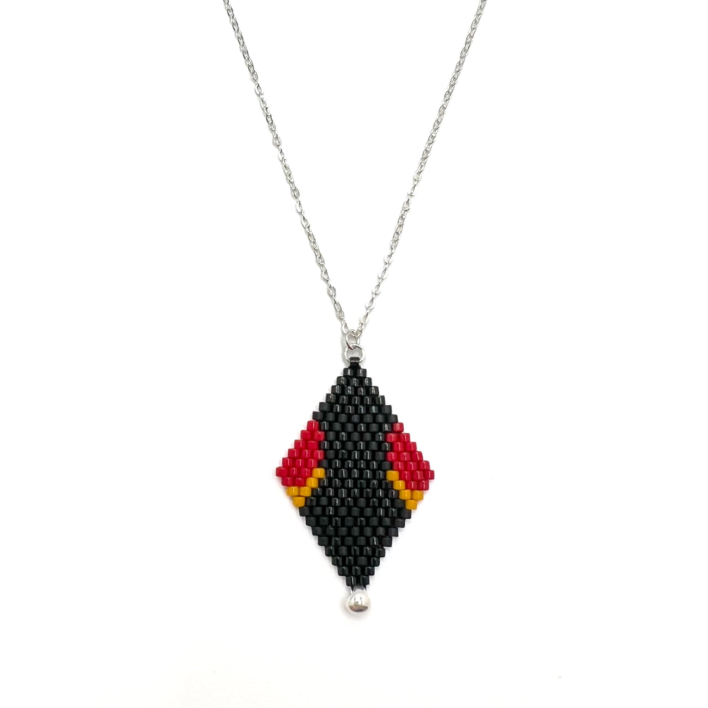 Red Winged Blackbird Necklace