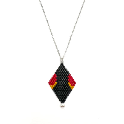 Red Winged Blackbird Necklace