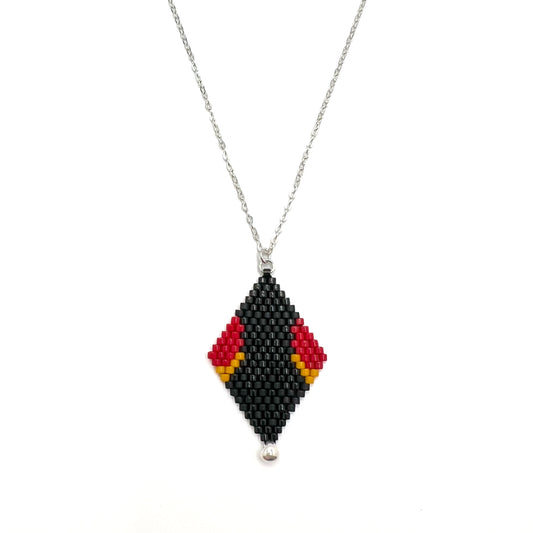 Red Winged Blackbird Necklace